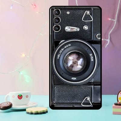 Retro Nostalgie Camera Telefoonhoesje Voor Samsung Galaxy S25 Ultra S20 S21 S22 S23 S24 Ultra Plus S9 S10 S25 FE Cover For Galaxy S25Ultra