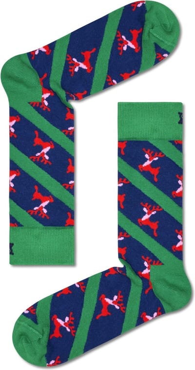 Happy Socks Reindeer Sock - unisex sokken - Unisex - Maat: 41 - 46