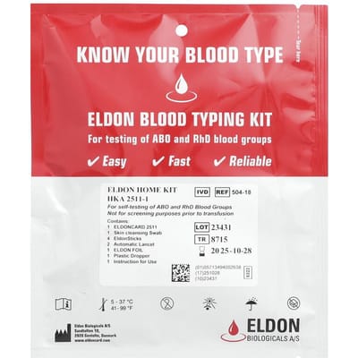 Eldon Bloedgroepkit, 1 Kit
