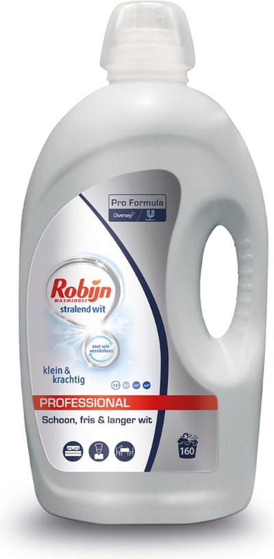 Robijn Professional Vloeibaar Wasmiddel Klein & Krachtig Witte Was 160 Wasbeurten Pro Formula - 4,32 liter