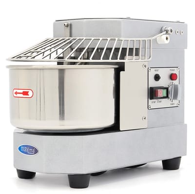 Spiraalkneder - 8 L - 4,5 Kg Deeg - Zilvergrijs