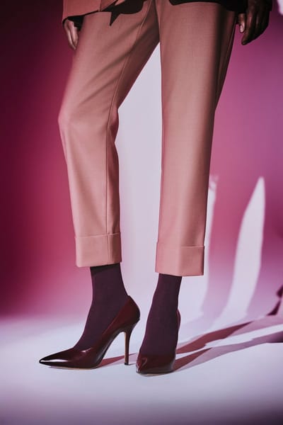FALKE Softmerino eenkleurig wol katoen sokken dames grijs - maat 35-36