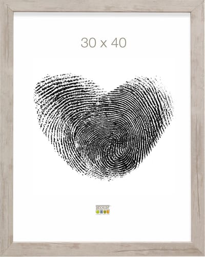 Deknudt Frames fotolijst S45RH1 - naturel - grijs - hout - 30x40 cm