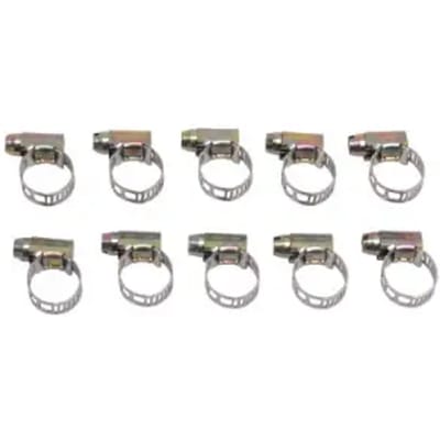 Set van 10 opengewerkte metalen kabelbinders Brazoline