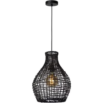 Lucide Hanglamp Alban Zwart Ø35cm E27