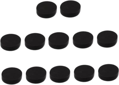 Polijstpads Set - Autowax Spons - Auto Lak Onderhoud - Wasbaar Herbruikbaar - 12 Stuks - Zwart