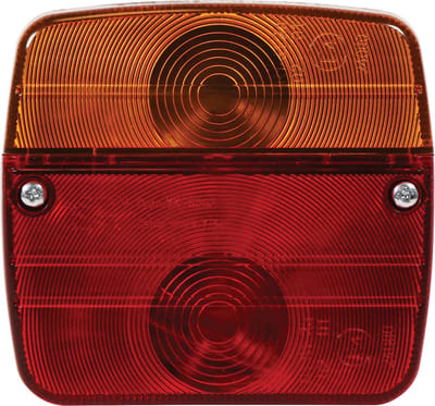 Carpoint Achterlicht - 12Volt - 4 Functies – Achterlicht, remlicht, richtingaanwijzer & nummerplaat verlichting - Zowel links als rechts te monteren - Schroefbevestiging - Afmeting 11x10x5cm