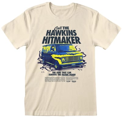 Heroes Inc Stranger Things T-Shirt Call the Hawkins Hitmaker Size S T-shirts