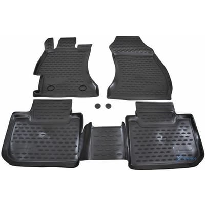 J&J AUTOMOTIVE | Tapis De Sol En Caoutchouc 3D Exclusive Pour Subaru XV 2011-2016 noir