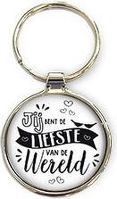 Miko - Sleutelhanger - Liefste van de wereld - Rond