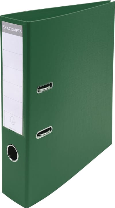 Exacompta Prem'Touch® PVC Ordner met hefboom - rug 70 mm - A4 - Donkergroen - 53753E