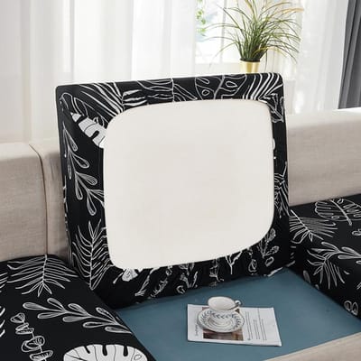Bedrukte Bank Zitkussenhoes Spandex Stretch Bankhoezen Voor Woonkamer Stoelhoes Huisdieren Jonge Studenten Meubelbeschermer Seat Length 50-65cm