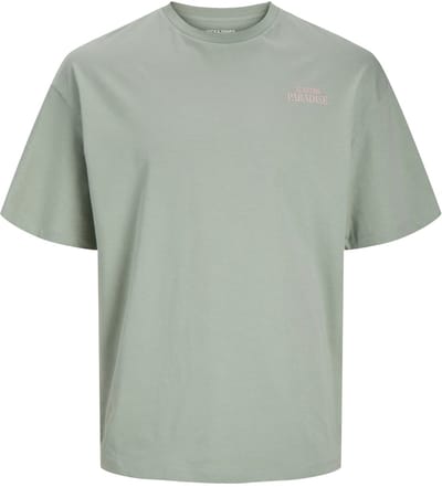 Jack & Jones T-shirt Jjeames Tee Ss Crew Neck 12268471 Moonbeam Mannen Maat - XL