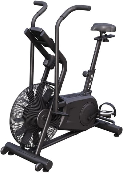 MAXXUS Airbike - 8 Programma's - Indoor Cycle - Zwart