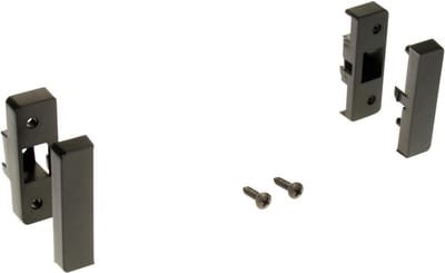 1-DIN Paneel geschikt voor Audi A3 (8L) 1996-2000 Kleur: Zwart