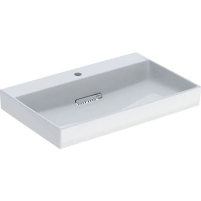 Geberit ONE washbasin 75 cm, horizontal outlet, 1 tap hole, without overflow 505.036.00.1