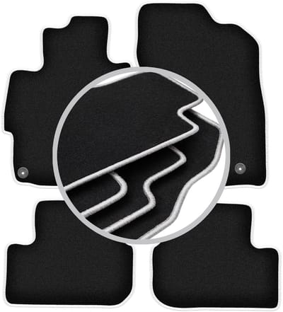 CARLUX-SILVER automatten voor: Mitsubishi Lancer VIII CY sedan, sportback (2007-2016)
