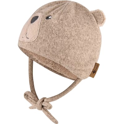 Muts met beren gezicht patroon voor baby jongen Sterntaler