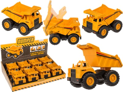 Out of the Blue kiepwagen speelgoed met wrijvingsmotor en beweegbare arm 12 cm.