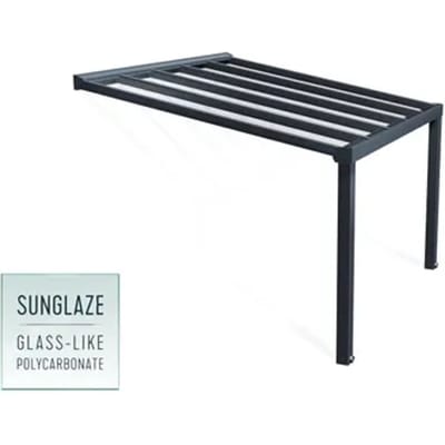 Palram | Canopia - Aanleunende Pergola Stockholm - Grijs - 340x370cm