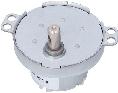 DC Motor - Kleine Motor - Apparaten Aandrijven - Laag Geluidsniveau - 12V 80RPM - Grijs