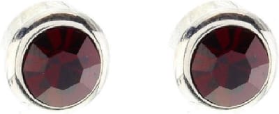 Behave - Oorbellen dames - Rood kristal - Minimalistisch - Subtiel chic