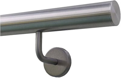 Roestvrijstalen Leuning - Trapleuning Balkonleuning - Veiligheid Binnen Buiten - Schuine Houder - 170 cm - Roestvrij Staal