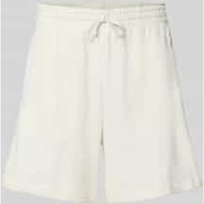 Relaxed fit sweatshorts met logobadge, model 'Sustainable'