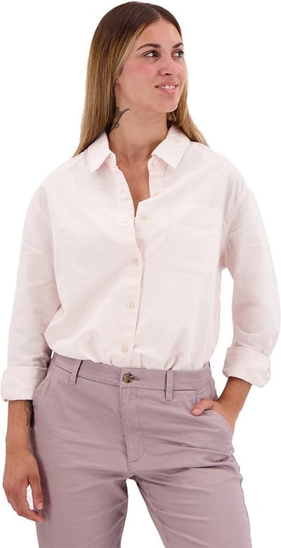 Dockers Original Overhemd Met Lange Mouwen Beige M Vrouw