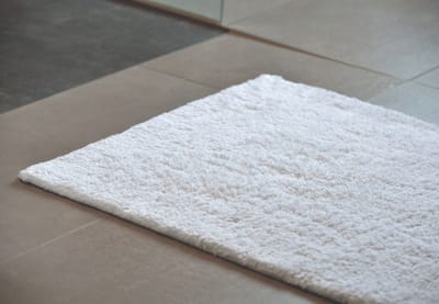 Kela Badkamer - Bath Mat Ladessa Uni (White) 80 x 50 cm