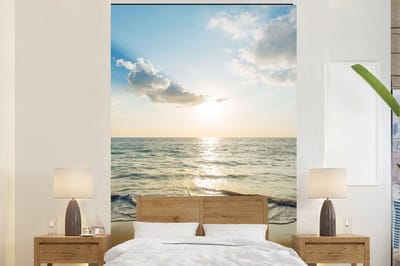 Behang - Fotobehang Zee - Zomer - Strand - Breedte 180 cm x hoogte 280 cm