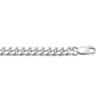 Zilver Gerhodineerde Armband geslepen gourmet 7 1326822