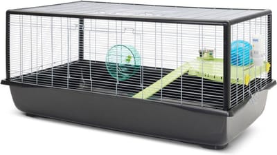 Savic Hamsterkooi Plaza 120 - Dierenverblijf - 118x64.5x52 cm Zwart