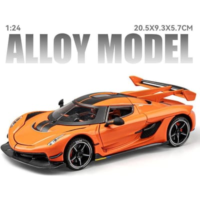 1:24 Knsg Jesko Absolut One 1 Gemera Gt Supercar Legering Metaal Diecast Model Auto Huis Trendy Ornamenten & Computer Bureaublad Decoratie