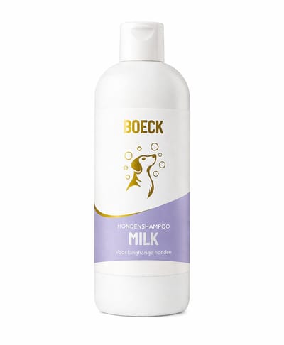 Hondenshampoo Milk – Shampoo voor de hond - Hypoallergeen – Voor Glanzende Vacht – 500 ml – Zacht & Mild - BOECK
