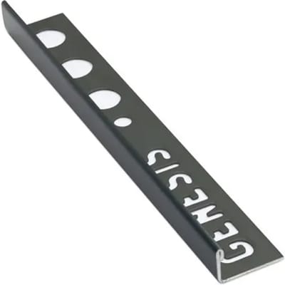 Genesis Plat Profiel - Rvs Zwart - 10x1mm 2,7m