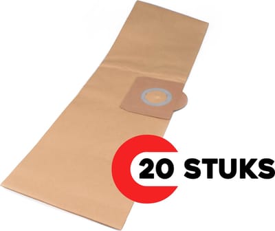 Geschikt voor EINHELL. VOORDEELPAG 2 x 10 stuks Stofzuigerzakken voor 15-20 Liter, Papier. COVAKO Merk