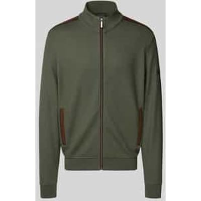 Sweatjack met opstaande kraag, model 'Selanik'