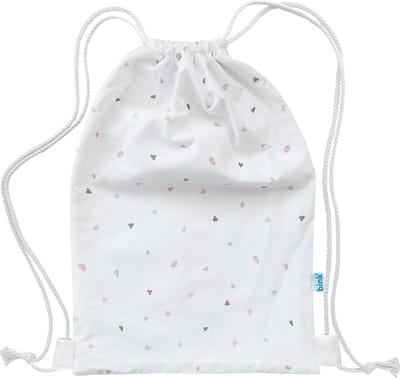 BINK Bedding Gym-/Zwemtas Hearts 40 x 28 cm voorzien van sluitkoord
