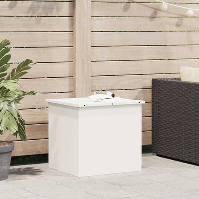 vidaXL - Tuinkussens - opbergdoos - Gegalvaniseerd - staal - 55 - x - 50,5 - x - 50 - cm