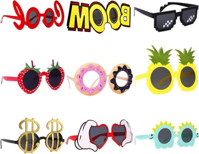 Grappige feestbril voor foto's, accessoires voor evenementen en verjaardagsfeesten