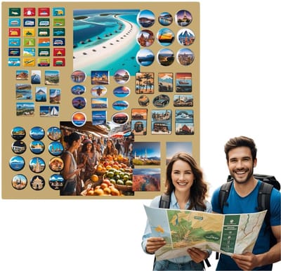 Anwicar Rechthoekige Magneet Bord - Magnetisch memobord - Magnetisch prikbord - Gold