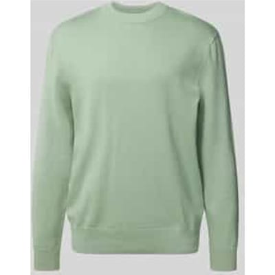 Regular fit gebreide pullover van katoen