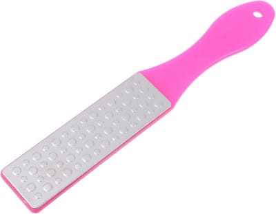 Voetscrub Verzorgingstool - Voetvijl Rasp - Voeten Verzorgen - Dubbelzijdig Oppervlak - 26.5 cm - Roze