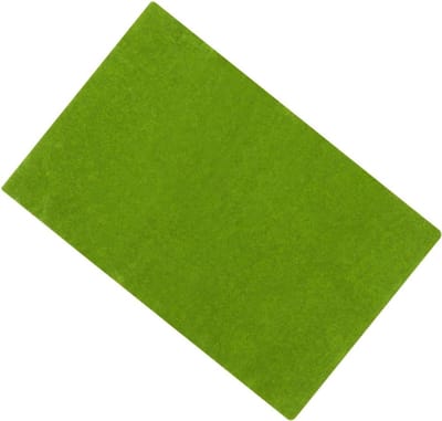 Kunstgras Mat - Model Gras Miniatuur Gras - Landschap Decoratie - Zelfklevende Onderkant - 100 x 35 cm - Groen