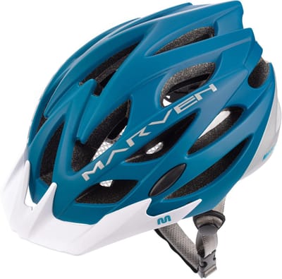 Meteor - Fietshelm - Marven S 52-56 cm - turquoise/grijs