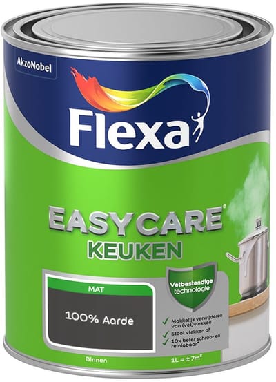 Flexa - Easycare Keuken - 100% Aarde - Mengverf - 1 L