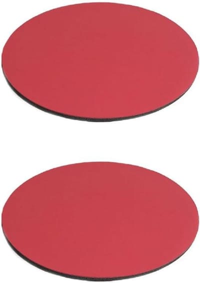 Oefening Sliders - Glij discs - Core training - Multifunctioneel gebruik - 2 stuks - Rood