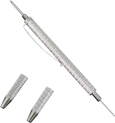 Sproeier Naald - Instelgereedschap - Ruiten Reinigen - Aluminium Legering - 10.6 cm - Zilver