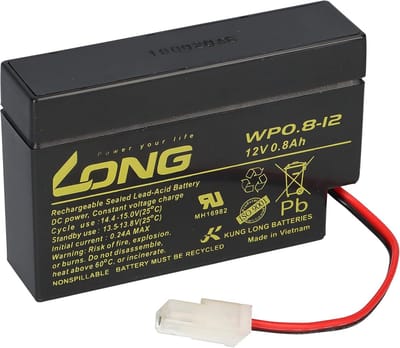 Loaaccu - Oplaadbare Batterij - Rolluiken - AGM Technologie - 96x25x62mm